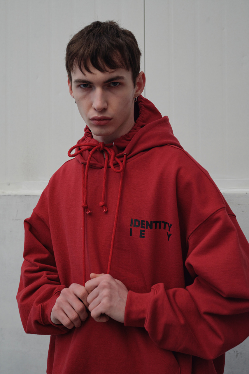 TWINS OVER HOODIE RED