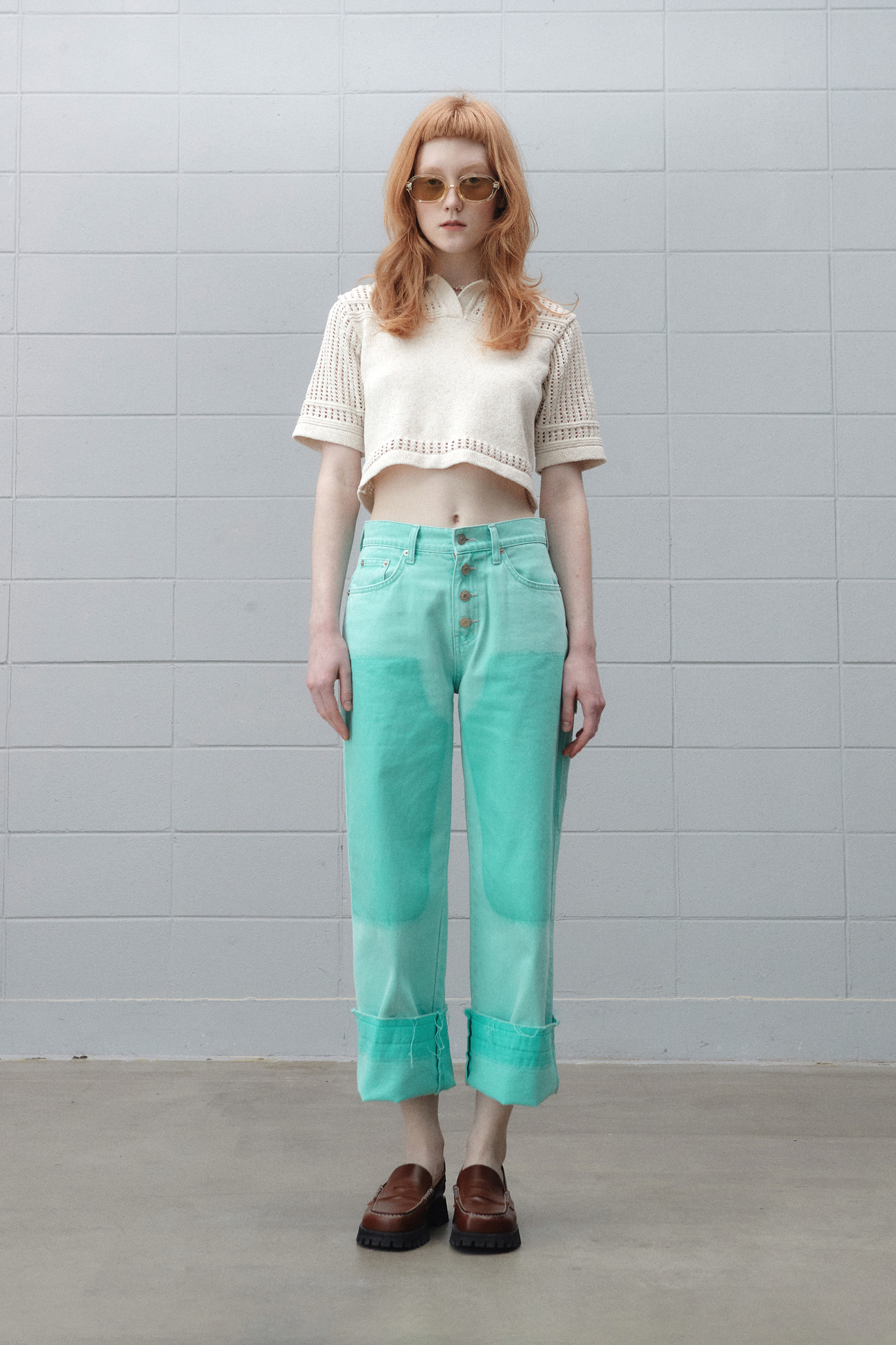 BOXTER PATCH DYED JEANS MINT