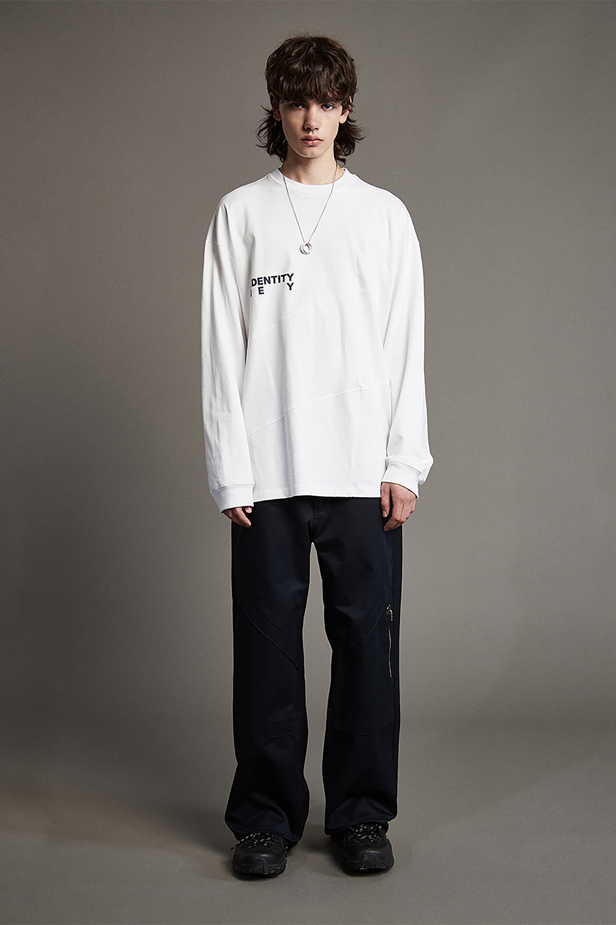 PUZZLE LONG SLEEVES T-SHIRTS_WHITE
