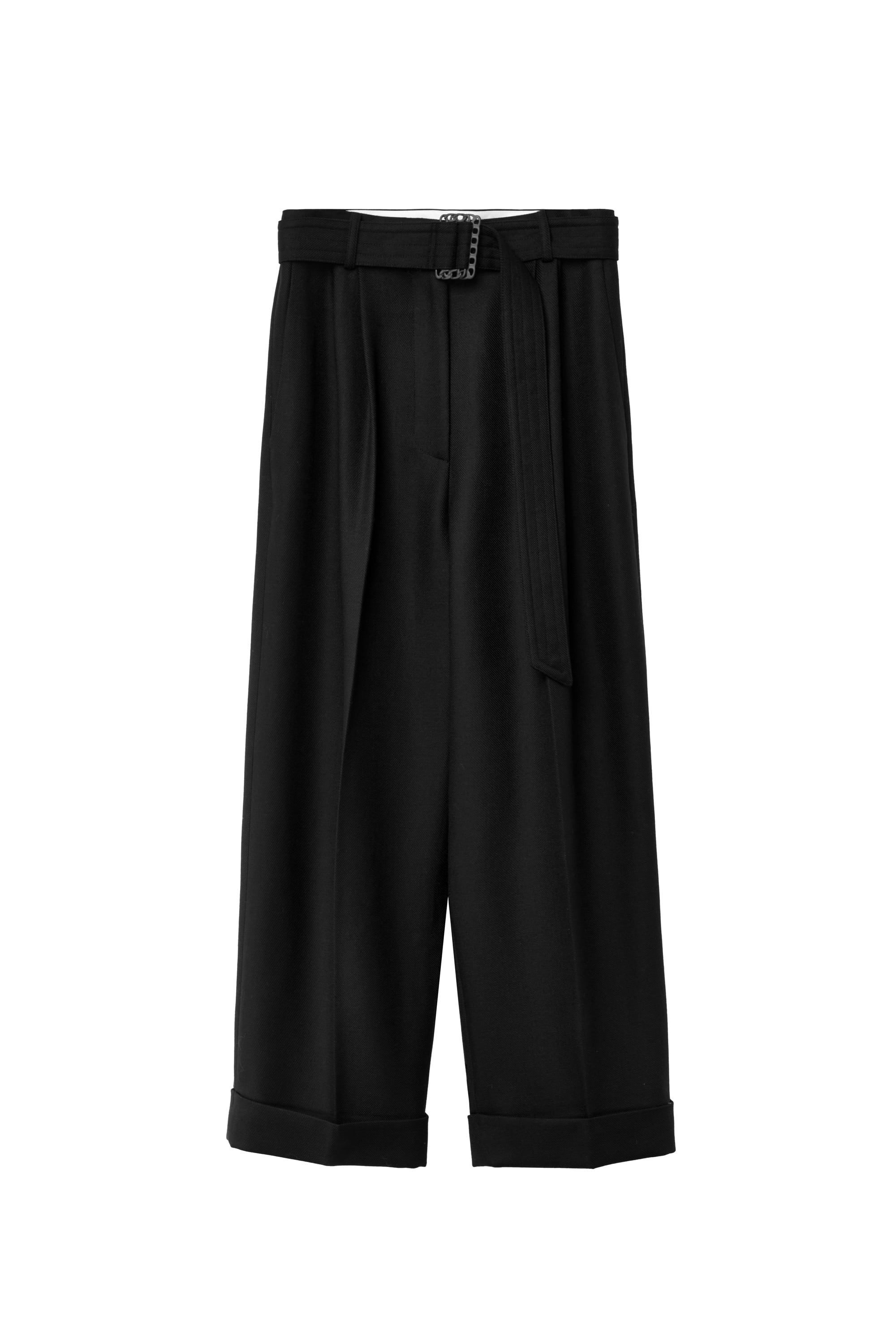 FORD BELTED TROUSERS_BLACK