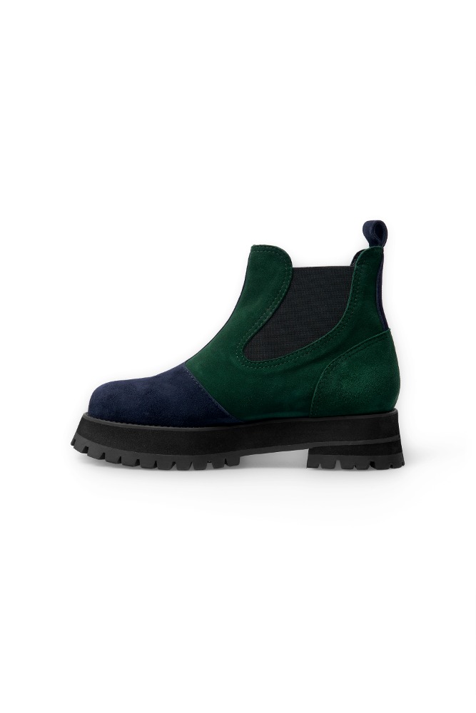 TOMMY SUEDE CHELSEA BOOTS navy