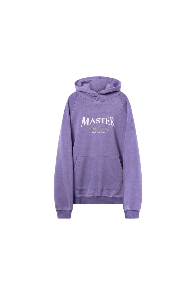 [THEILMA EXCLUSIVE] MASTER PRINT SWEAT HOODIE purple