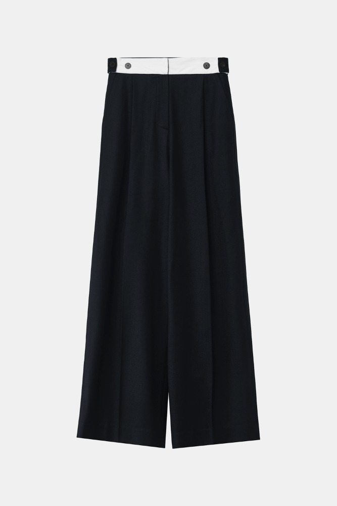 DELA WAIST BAND TROUSERS navy