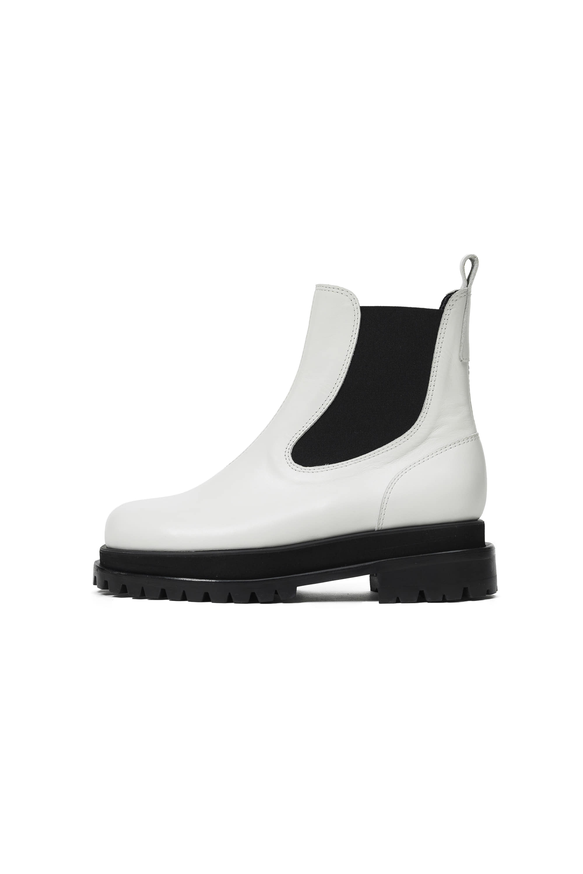 TOMMY CHUNKY CHELSEA BOOTS WHITE