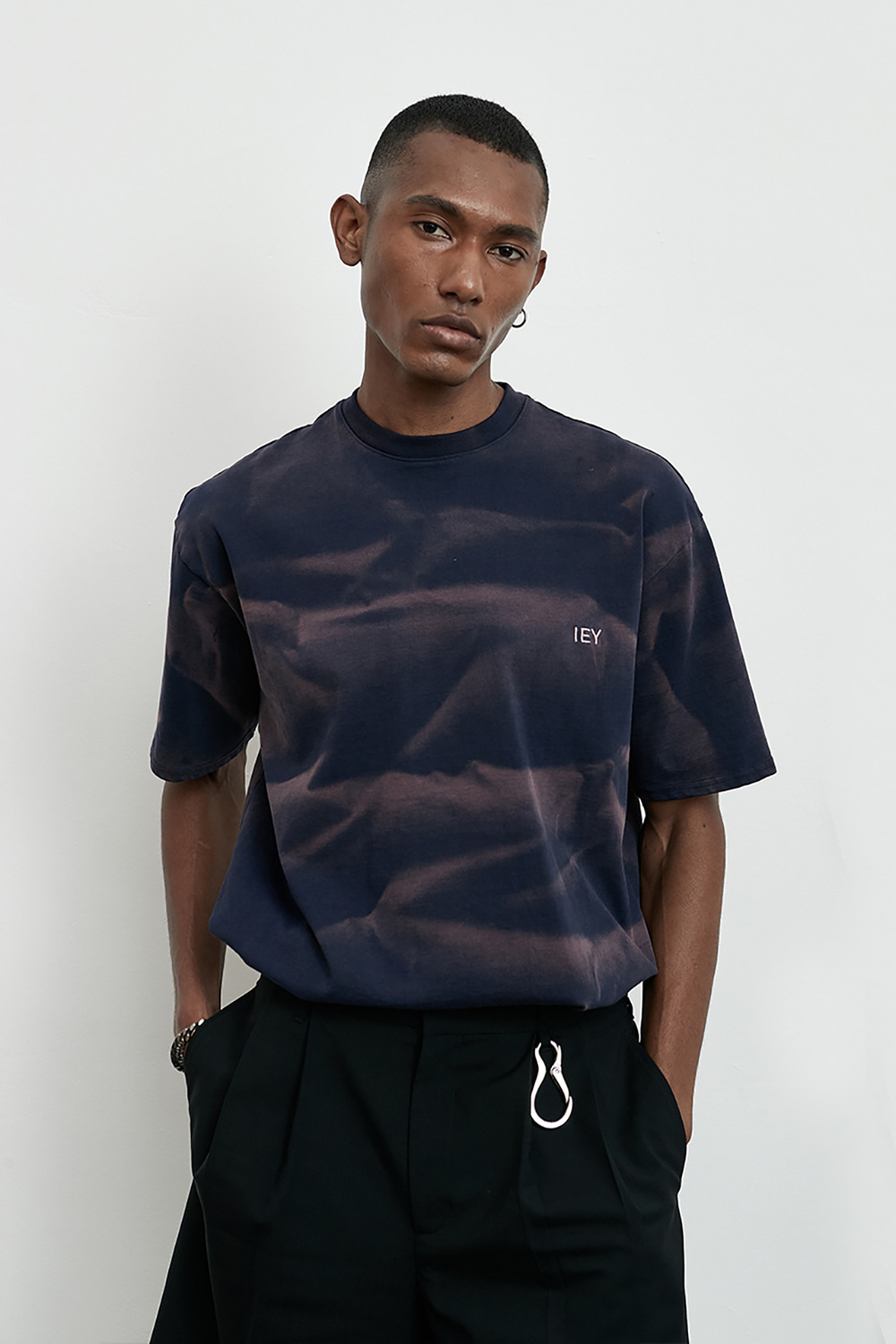 FLOW WASHED T-SHIRT NAVY
