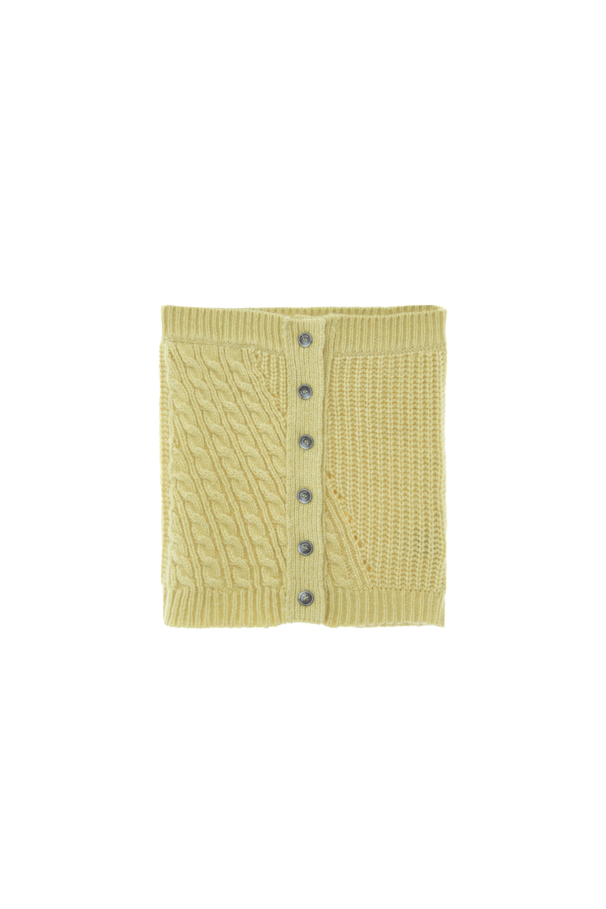 LEAH CABLE KNIT BUSTIER_YELLOW