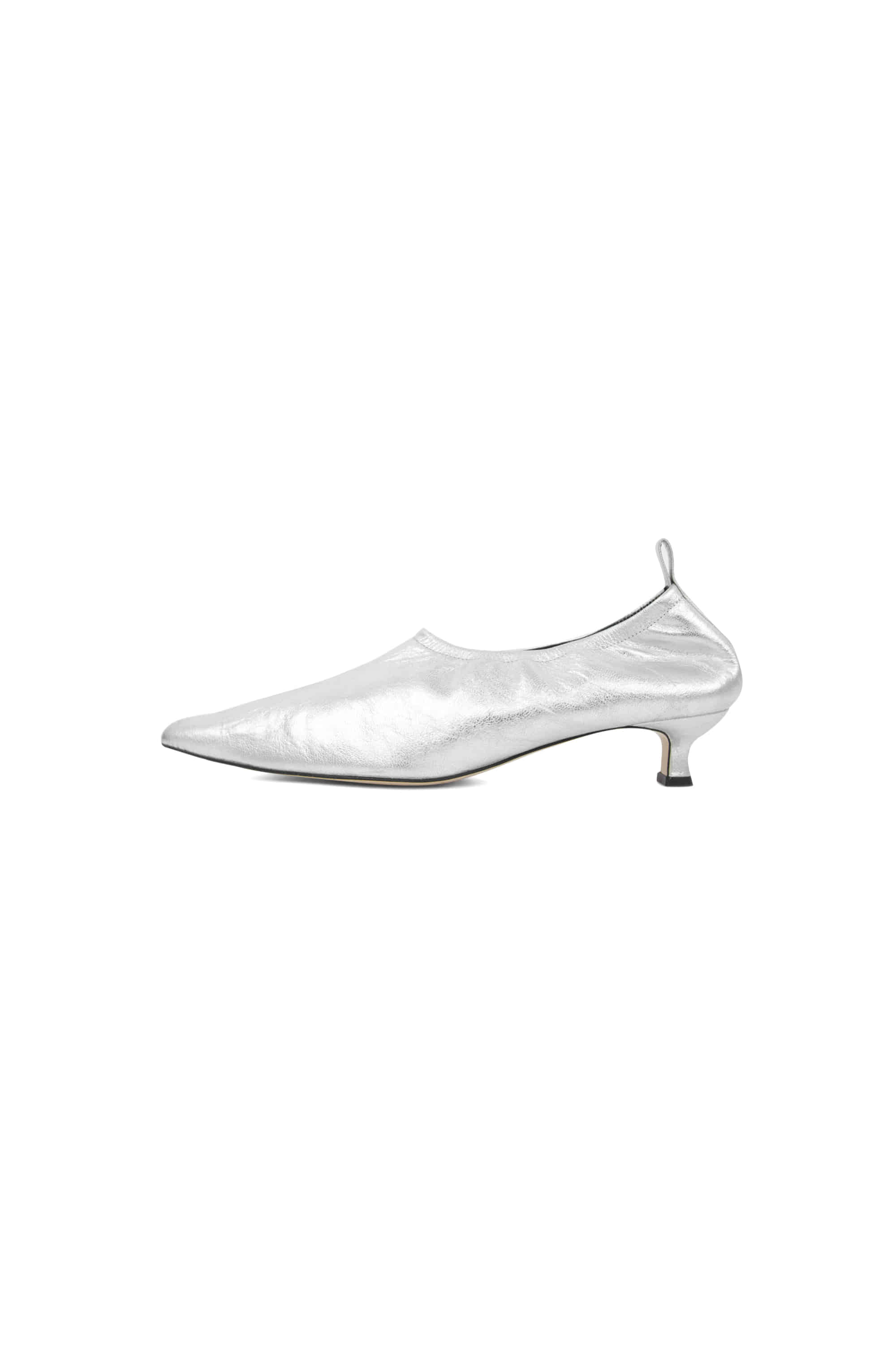 CECIL POINT HEEL SHOES_SILVER