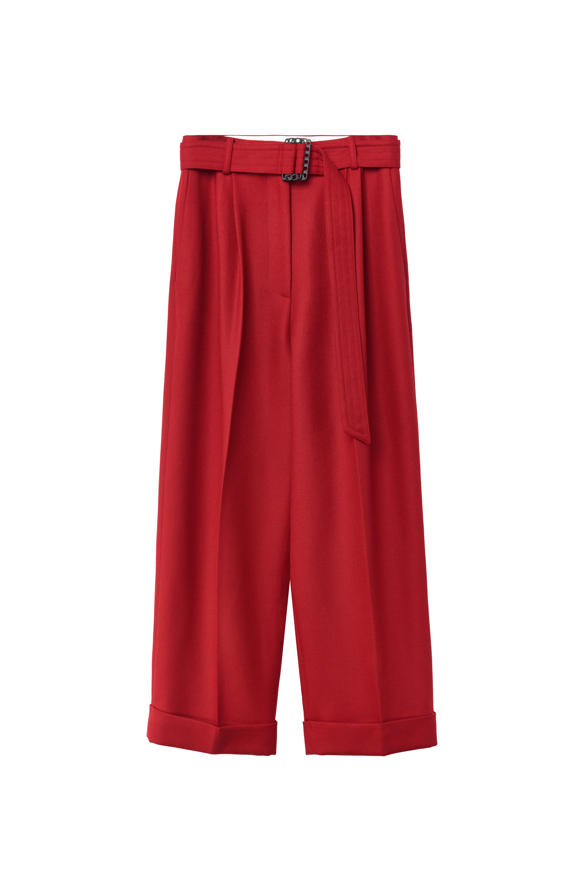 FORD BELTED TROUSERS_RED
