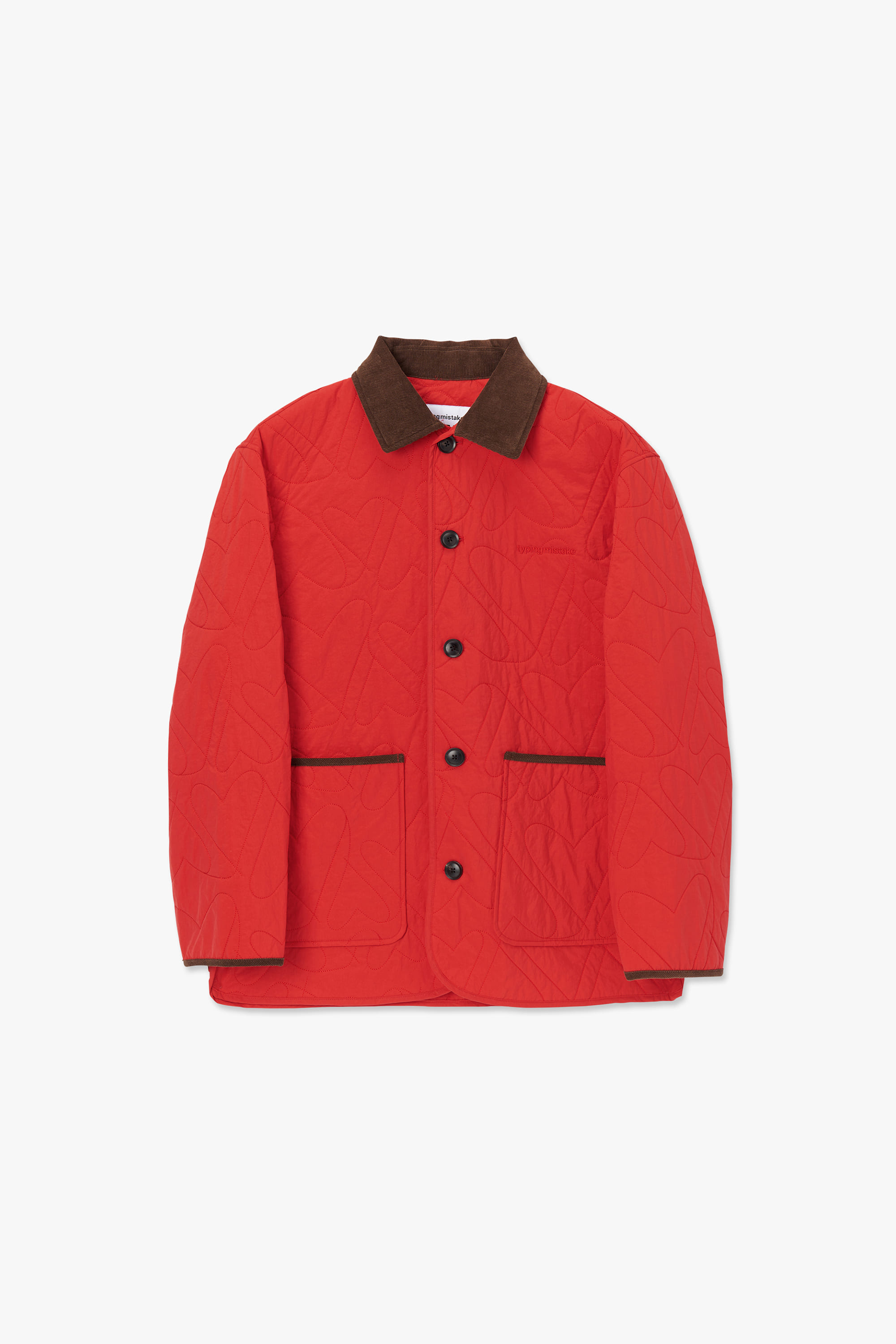 LOVE QUILTED JACKET_RED