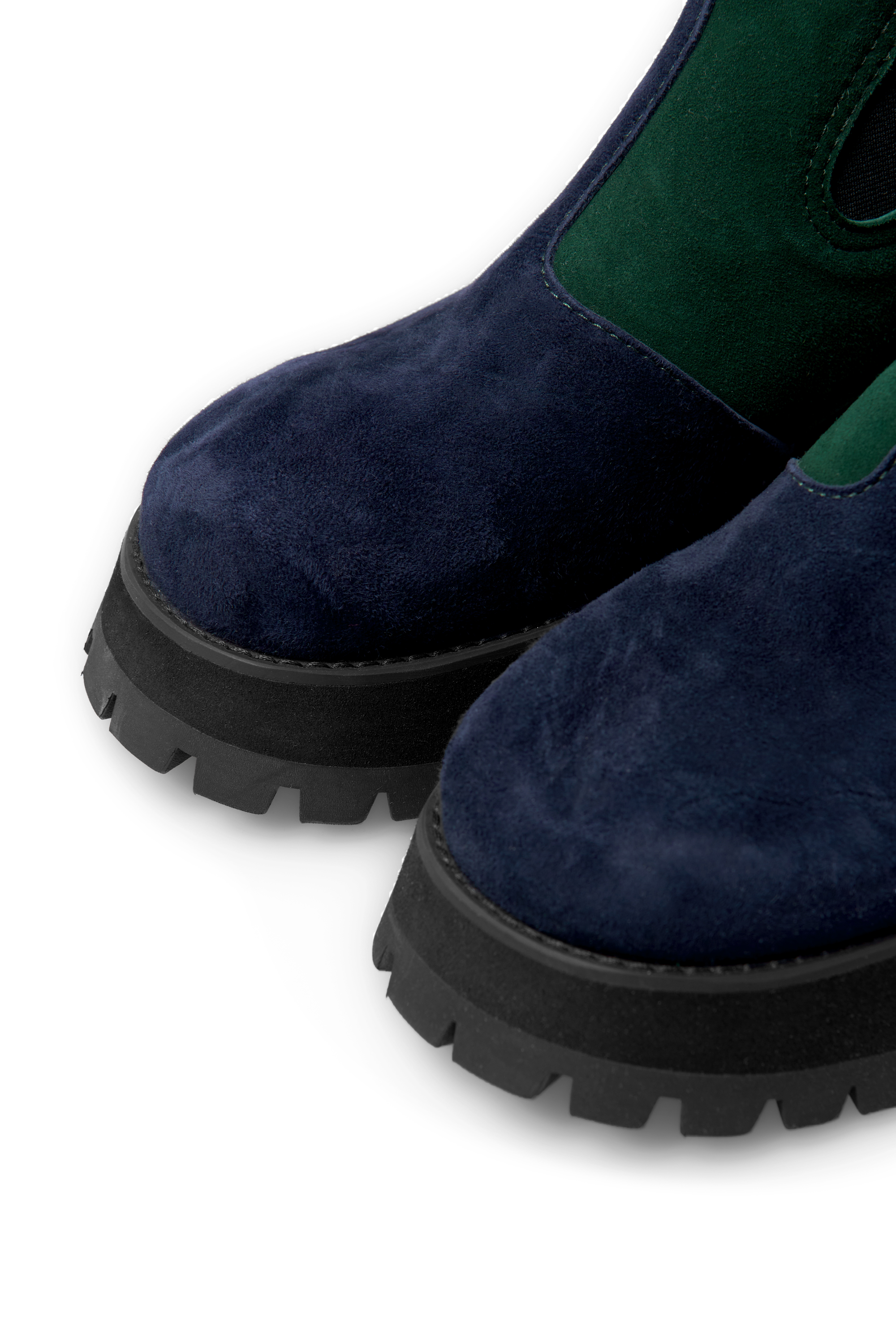 TOMMY SUEDE CHELSEA BOOTS navy