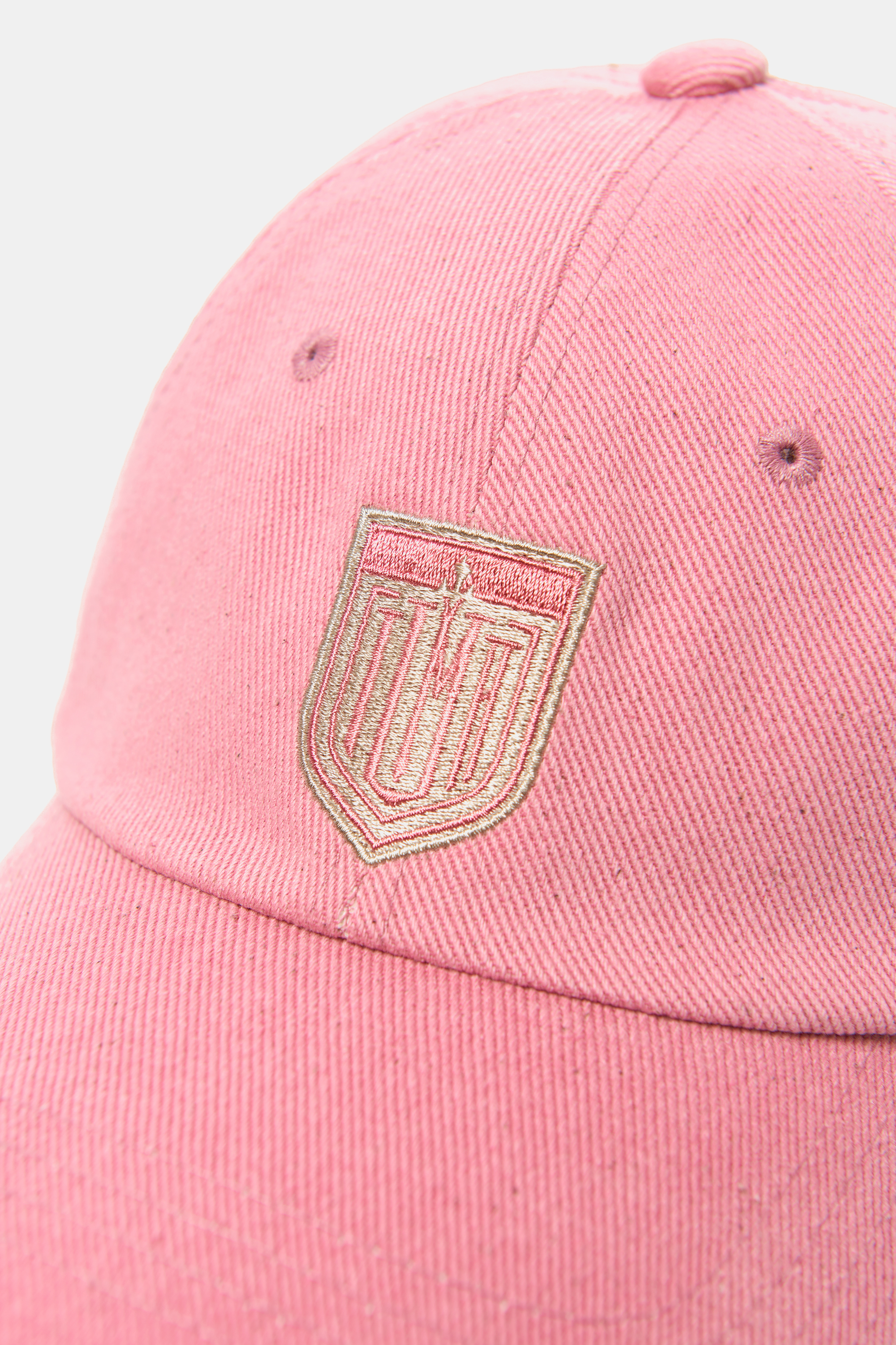 EMBLEM VINTAGE BALL CAP pink